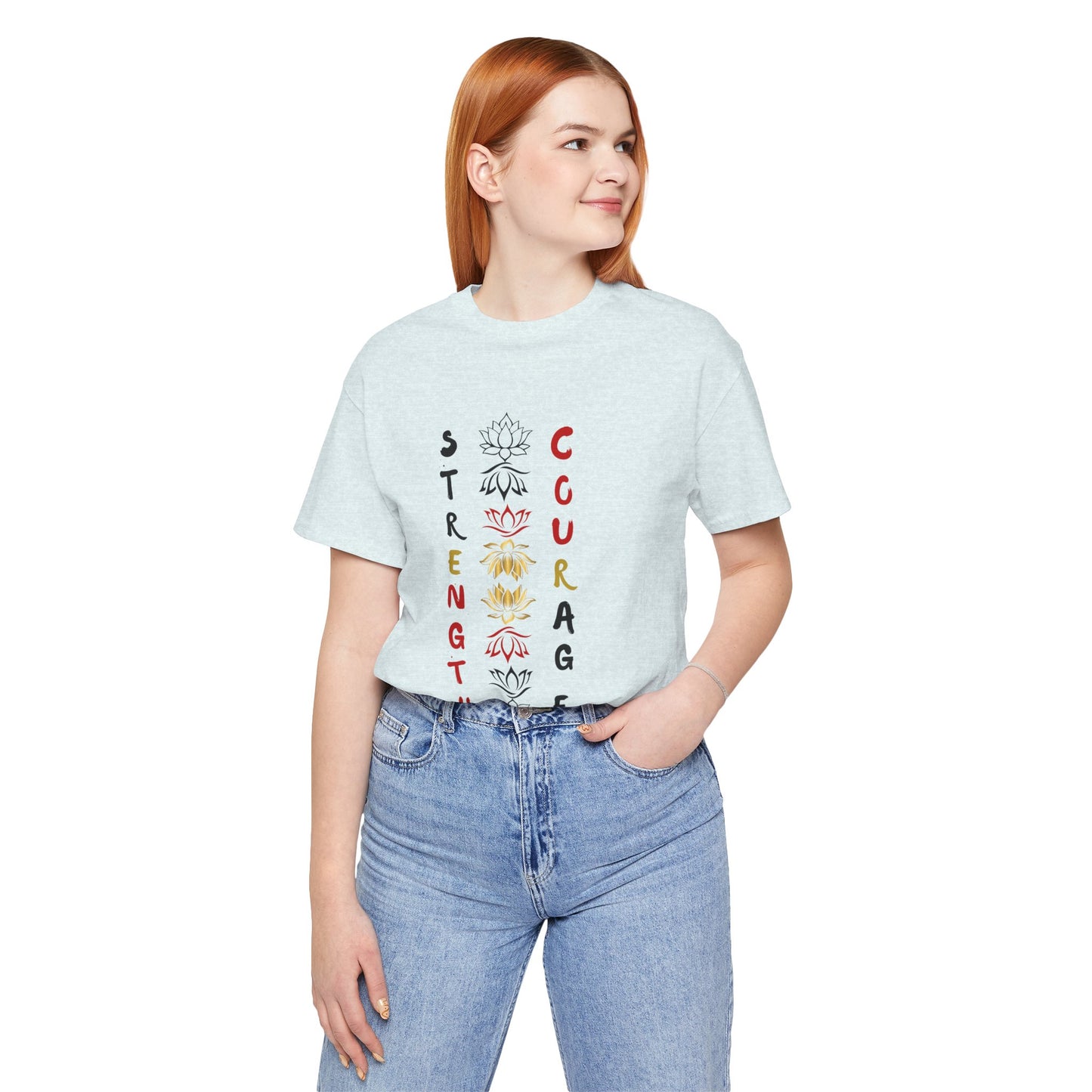 Strength and Courage Graphic Unisex Tee