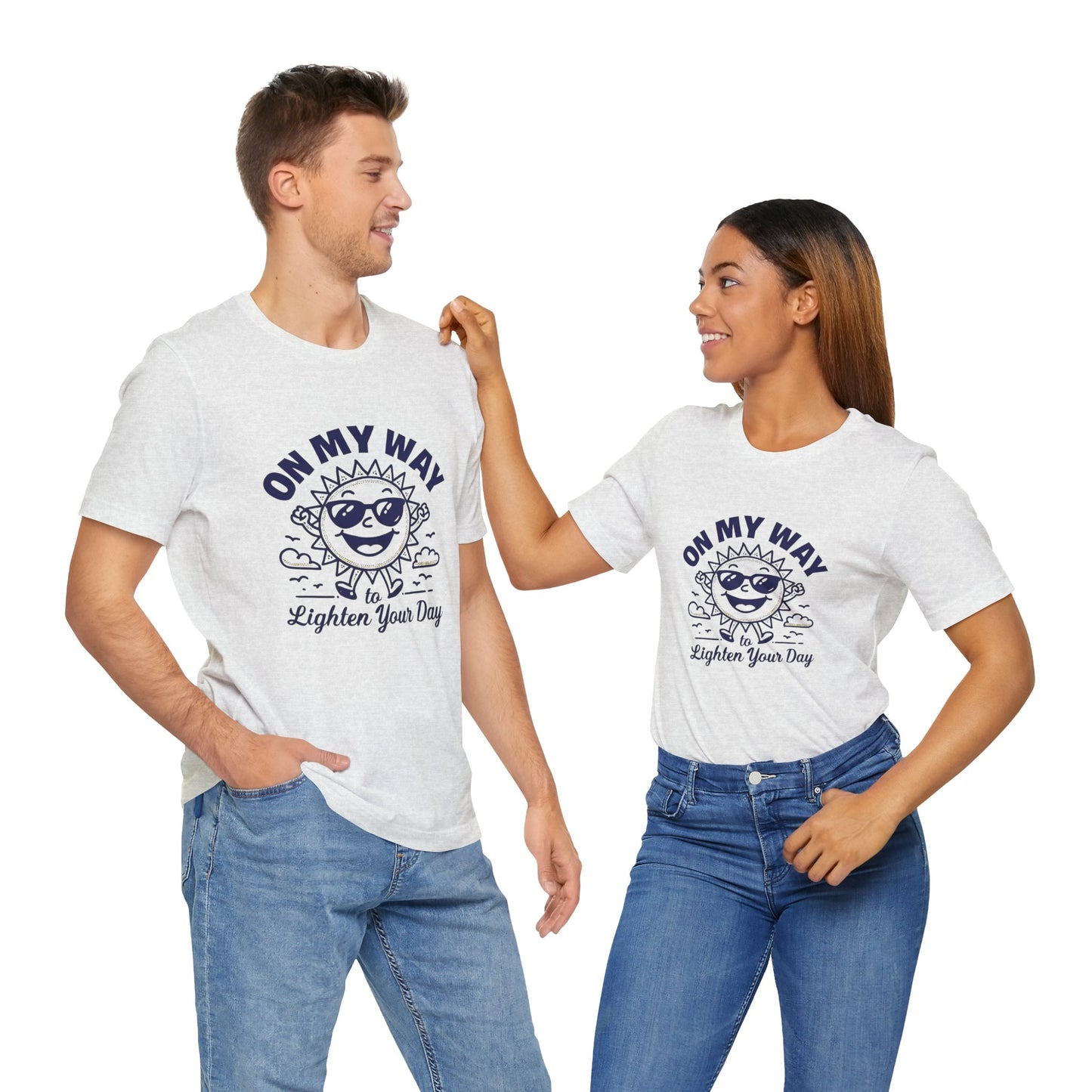 Sunny Vibes T-Shirt – Unisex Graphic Tee for Summer | Funny Casual Shirt, Gift for Friends, Positive Mood Tee