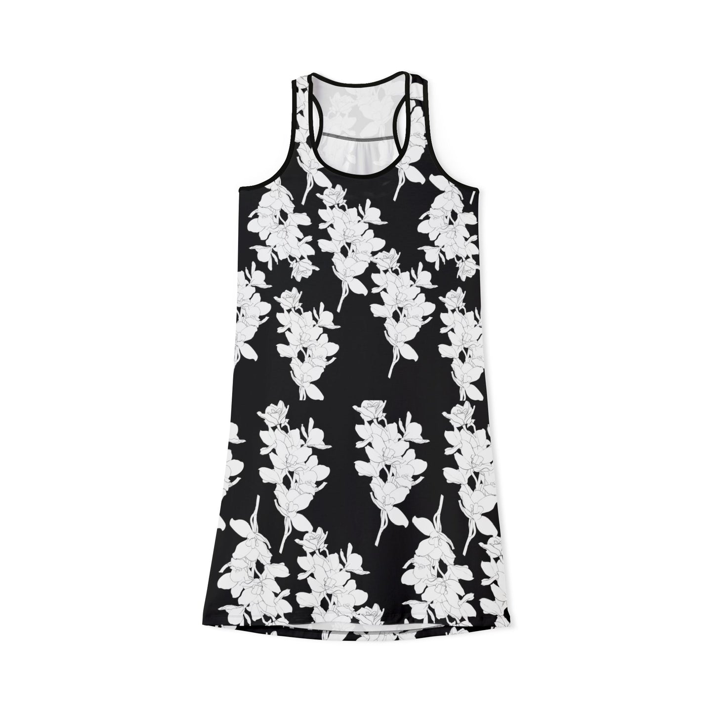 Floral Print Women's Racerback Dress - Stylish Summer Sun Dress