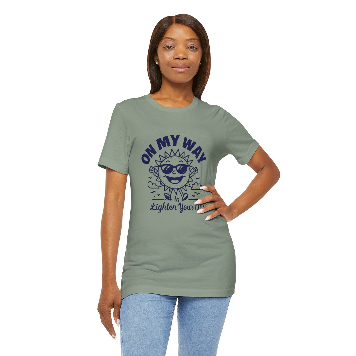 Sunny Vibes T-Shirt – Unisex Graphic Tee for Summer | Funny Casual Shirt, Gift for Friends, Positive Mood Tee