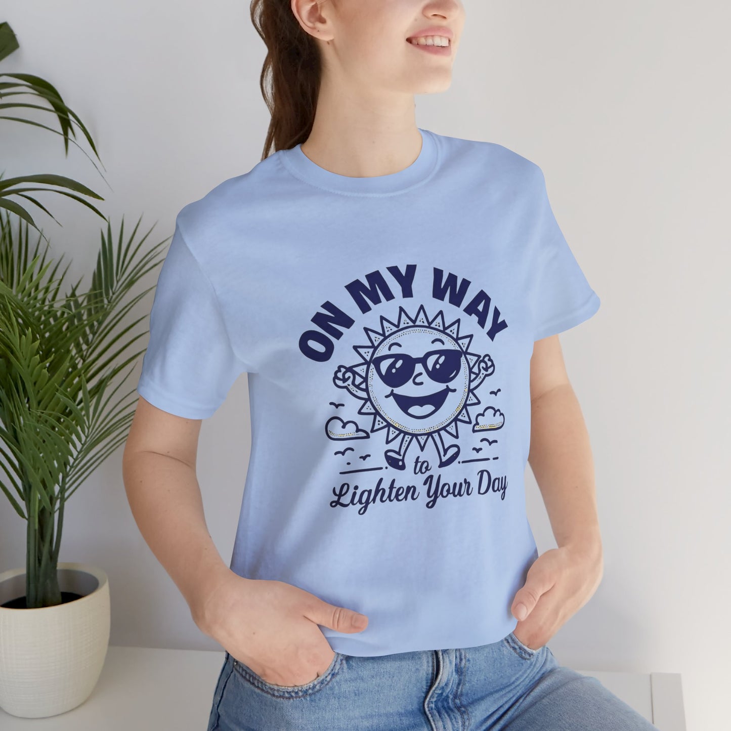 Sunny Vibes T-Shirt – Unisex Graphic Tee for Summer | Funny Casual Shirt, Gift for Friends, Positive Mood Tee