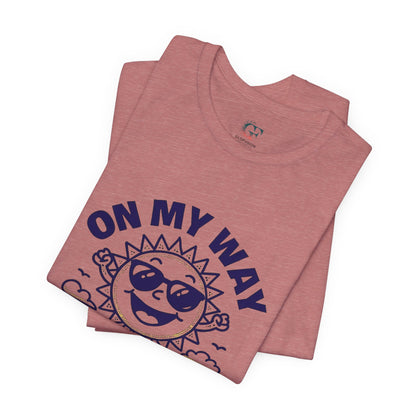 Sunny Vibes T-Shirt – Unisex Graphic Tee for Summer | Funny Casual Shirt, Gift for Friends, Positive Mood Tee