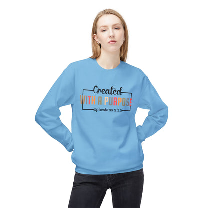 Motivational Unisex Sweatshirt | Ephesians 2:10 Bible Verse | Cozy Faith Apparel