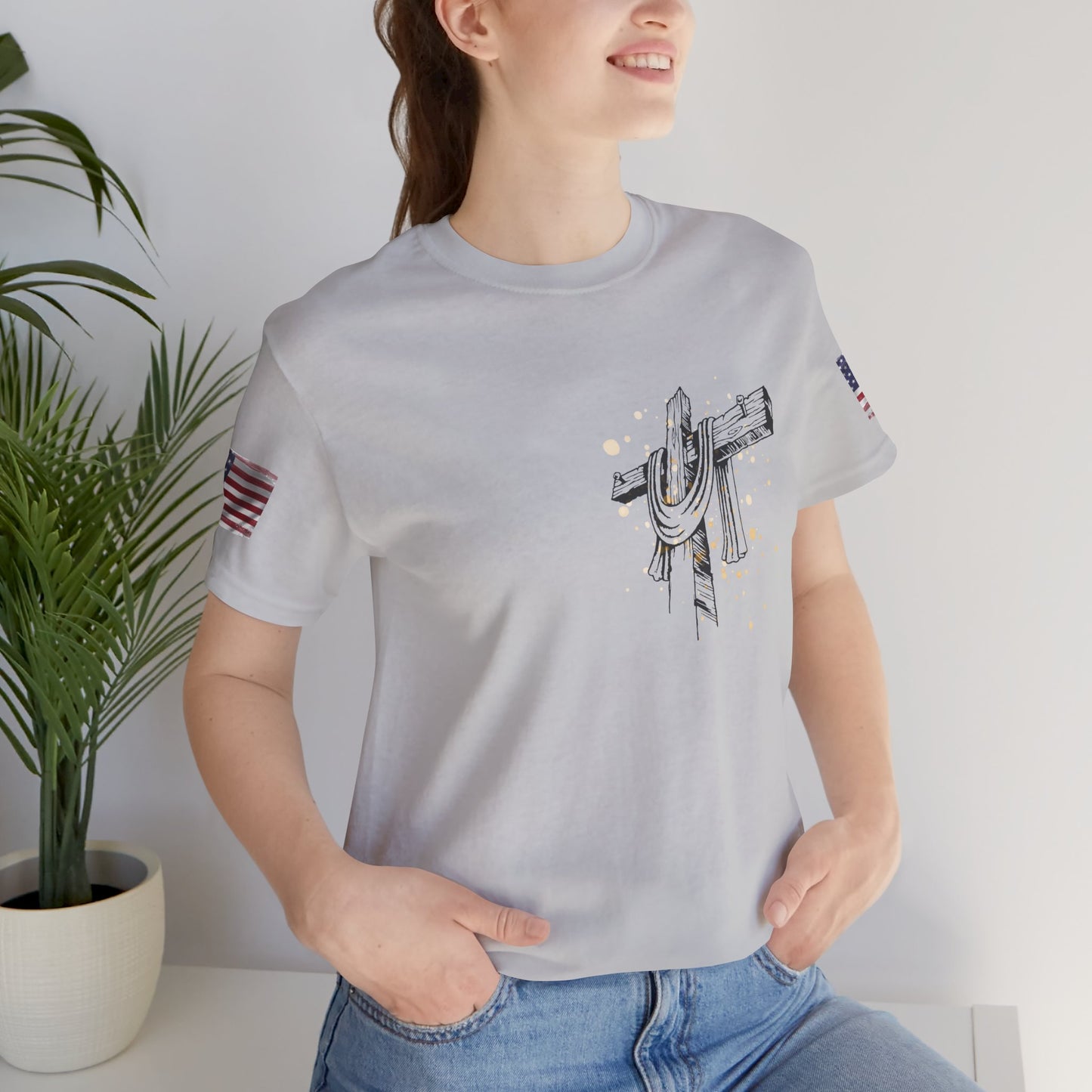 Patriotic USA Graphic T-Shirt – Unisex Red, White & Blue Tee | Independence Day, Memorial Day, Veteran Gift | Summer Americana Shirt
