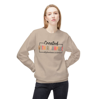 Motivational Unisex Sweatshirt | Ephesians 2:10 Bible Verse | Cozy Faith Apparel