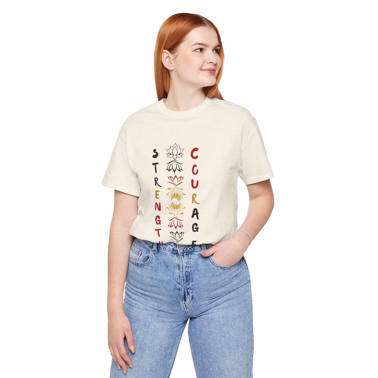 Strength and Courage Graphic Unisex Tee