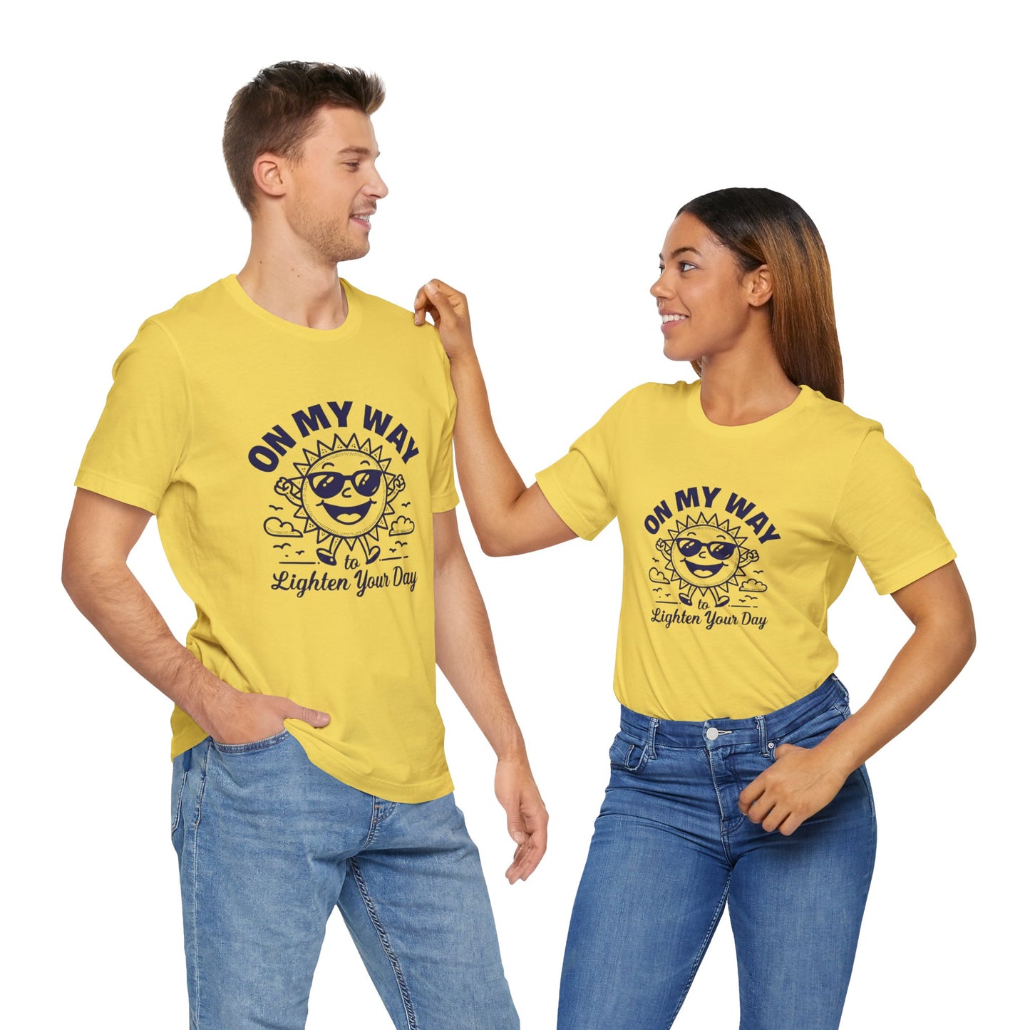 Sunny Vibes T-Shirt – Unisex Graphic Tee for Summer | Funny Casual Shirt, Gift for Friends, Positive Mood Tee
