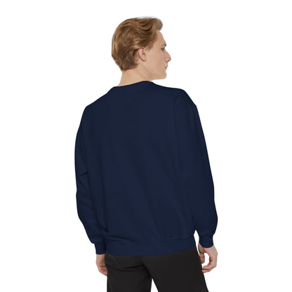Positive Garment-Dyed Sweatshirt - Inspirational Motivational Jumper Cozy Crewneck