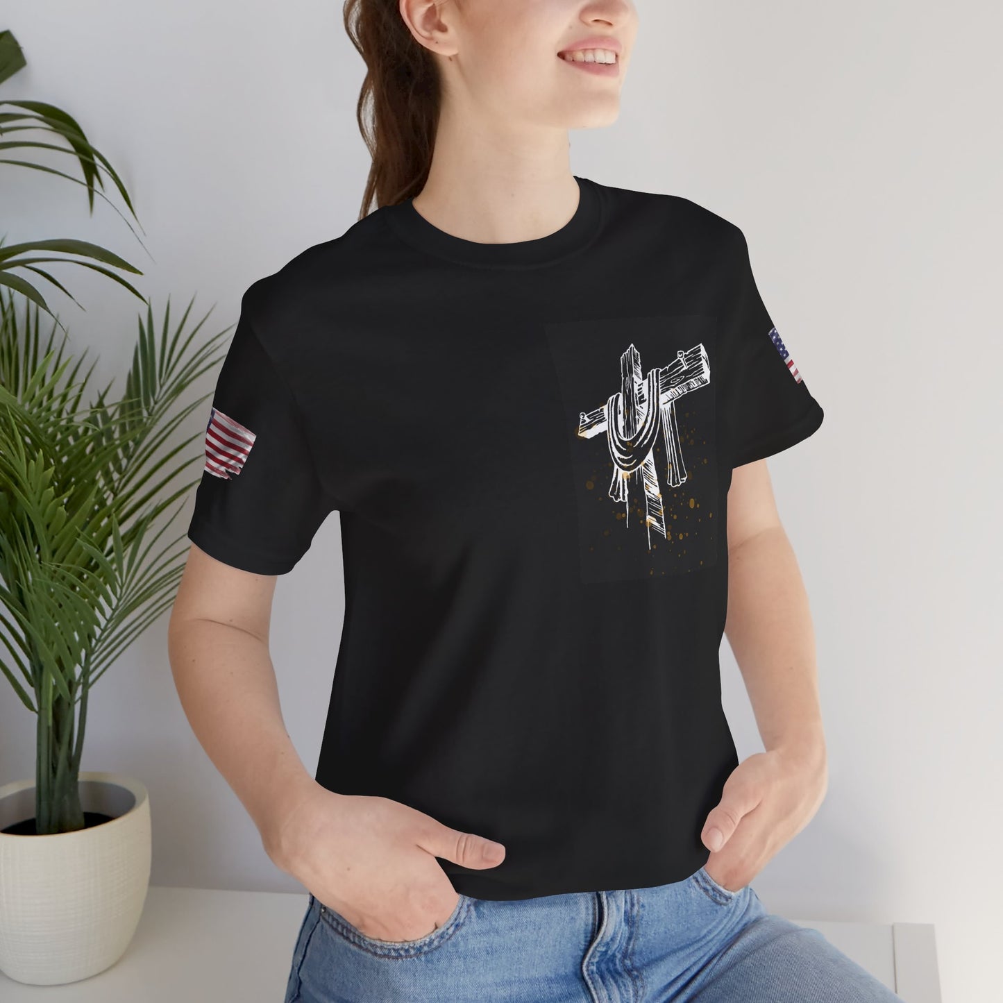 Patriotic USA Graphic T-Shirt – Unisex Red, White & Blue Tee | Independence Day, Memorial Day, Veteran Gift | Summer Americana Shirt