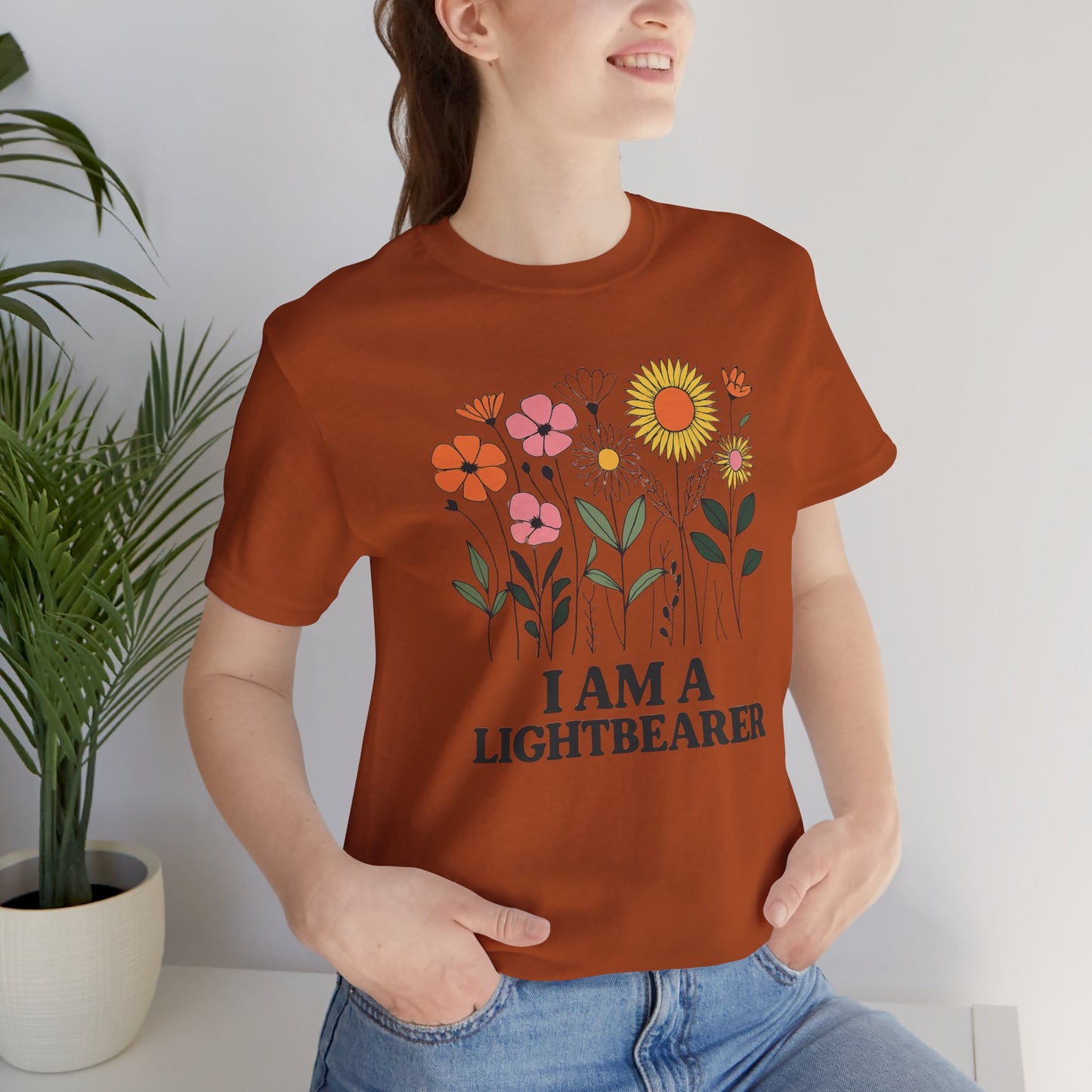 Floral Inspirational Shirt Positive Message Tee Gardening Gift Spring Fashion Unisex Motivational Top Gift For Women Gift For Mom