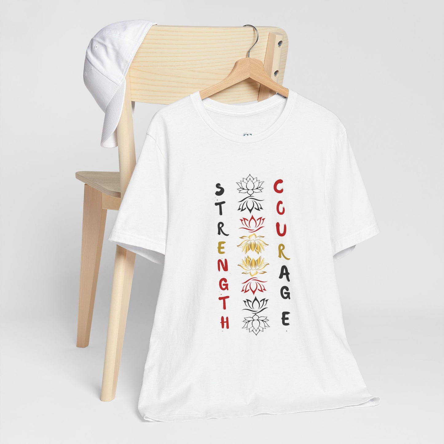 Strength and Courage Graphic Unisex Tee