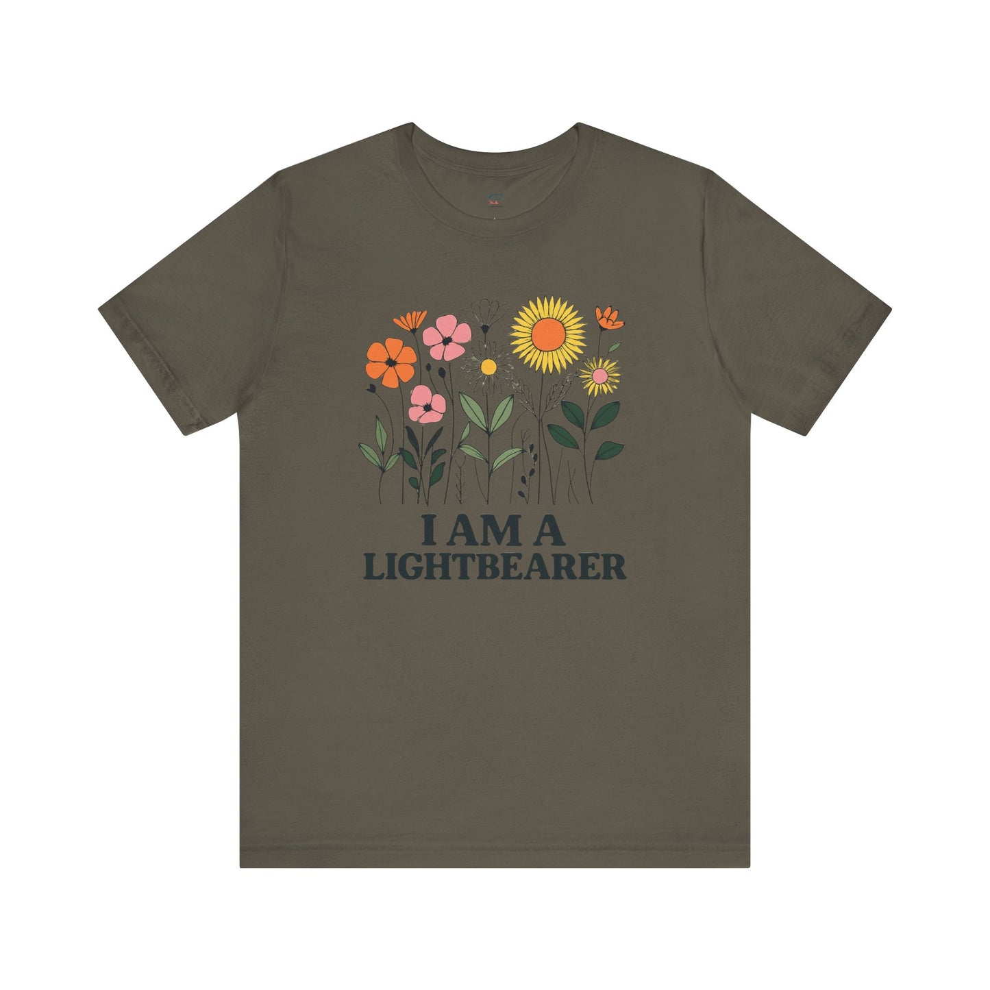 Floral Tee Inspirational Positive Message Garden Gift