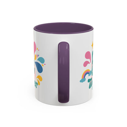 Elegant Coffee Mug with Gold Accent, Ceramic Tea Cup, Kitchen Decor, Gift for Coffee Lover, Unique Drinkware, Office Mug