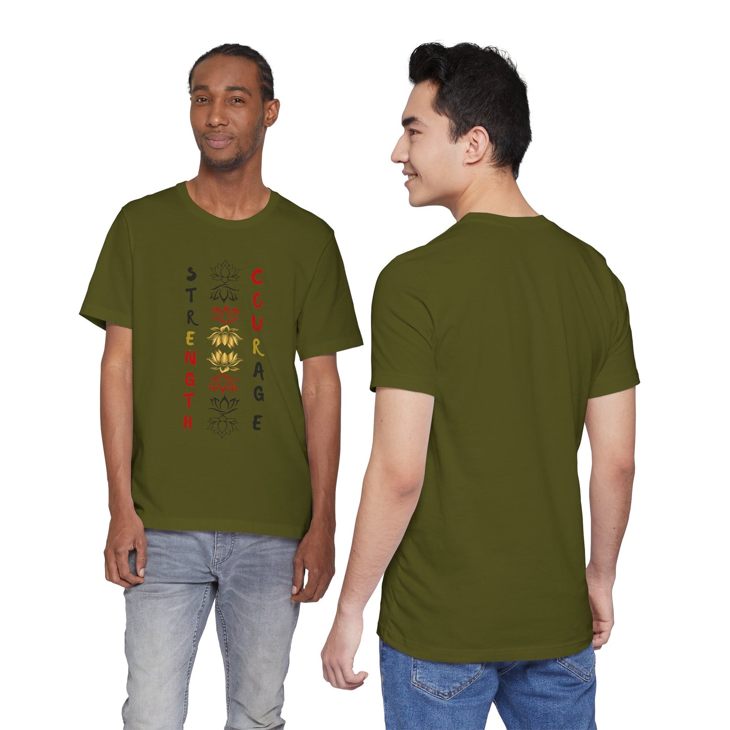 Strength and Courage Graphic Unisex Tee