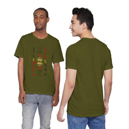Strength and Courage Graphic Unisex Tee