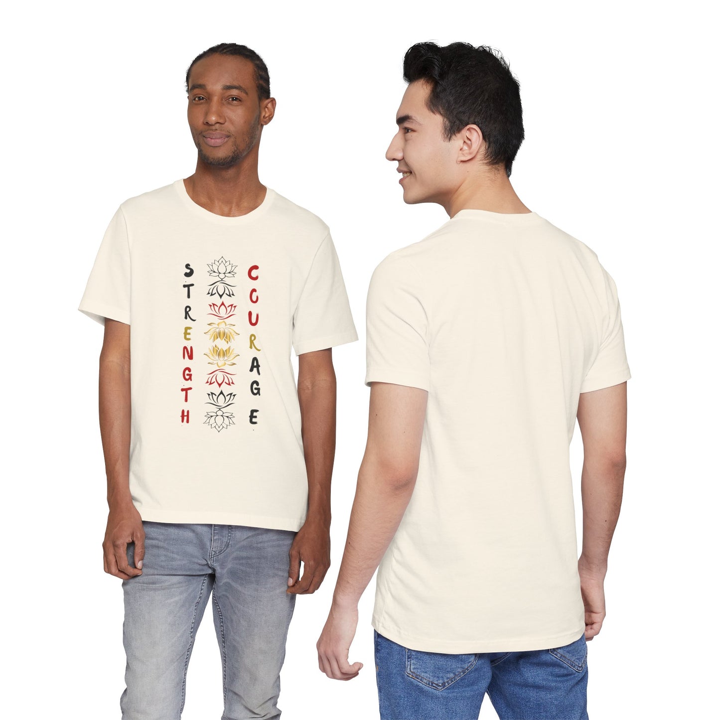 Strength and Courage Graphic Unisex Tee