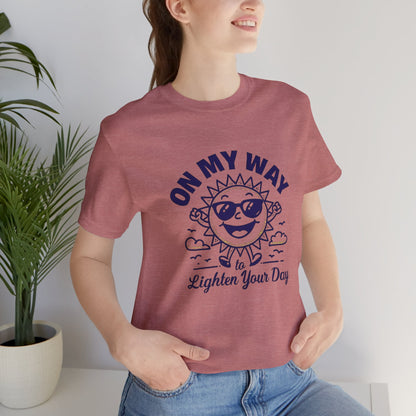 Sunny Vibes T-Shirt – Unisex Graphic Tee for Summer | Funny Casual Shirt, Gift for Friends, Positive Mood Tee