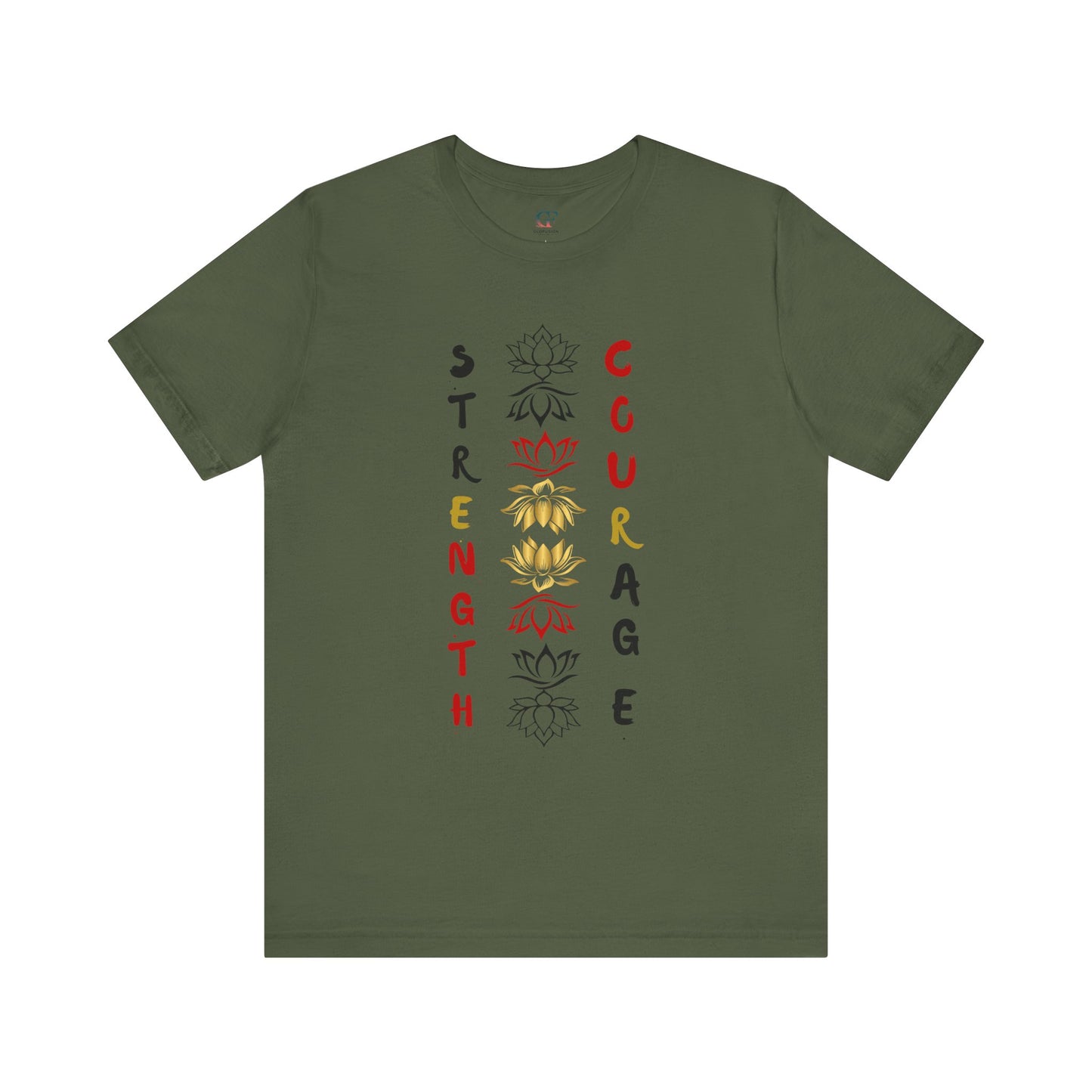 Strength and Courage Graphic Tee for Empowerment