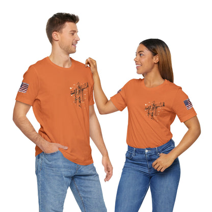 Patriotic USA Graphic T-Shirt – Unisex Red, White & Blue Tee | Independence Day, Memorial Day, Veteran Gift | Summer Americana Shirt