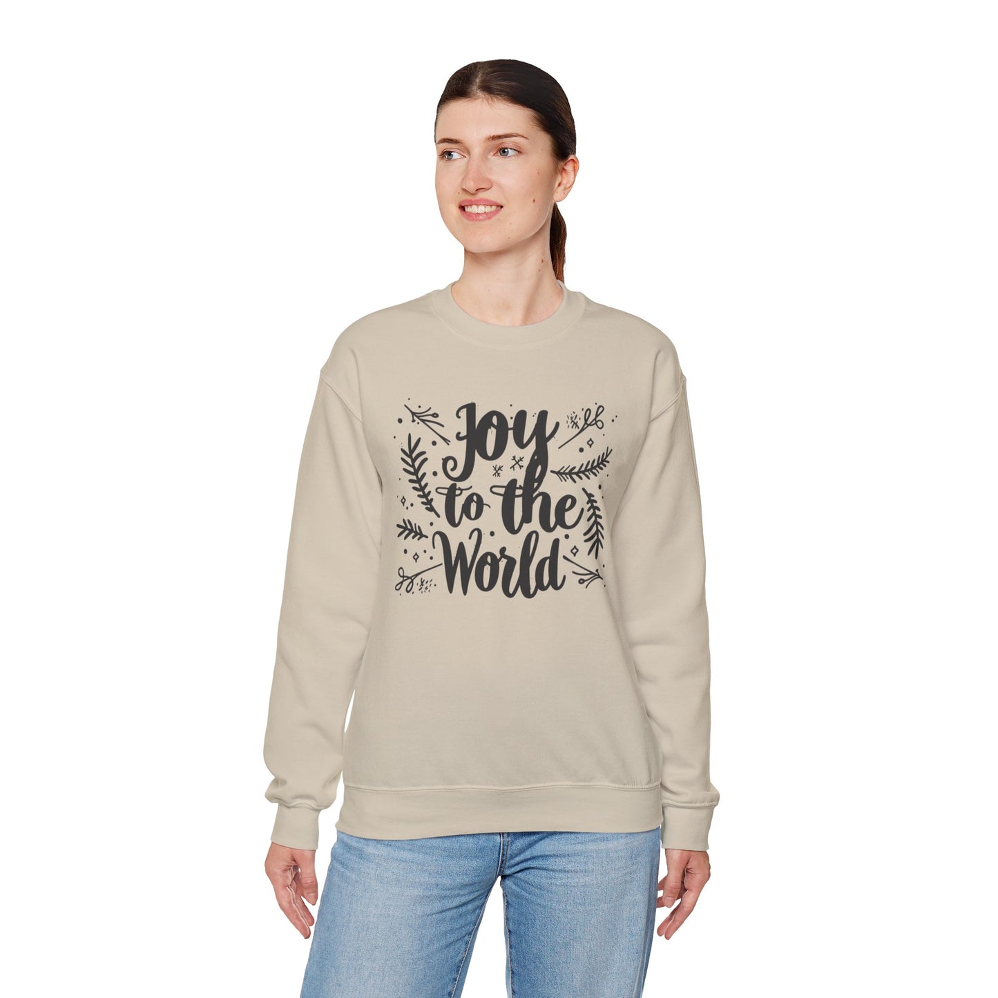 Christmas Joy to the World Crewneck Sweatshirt