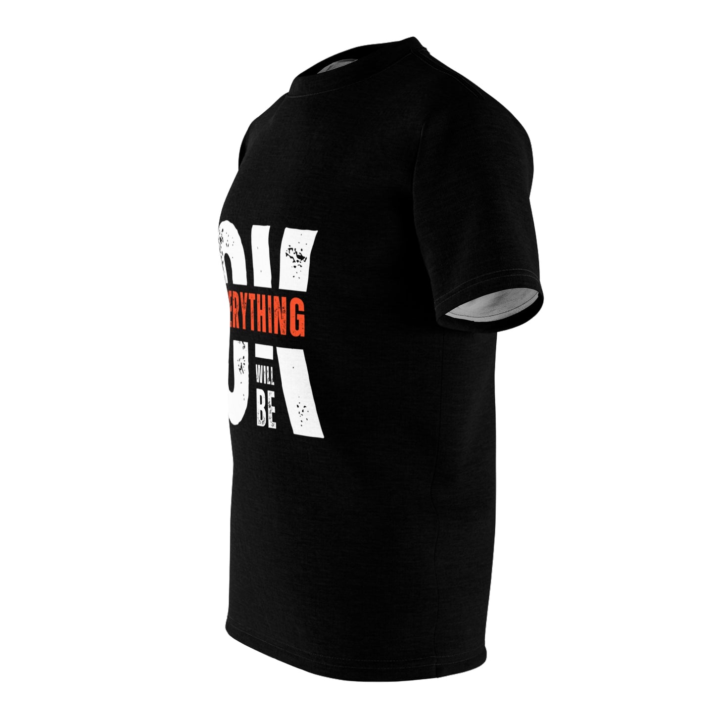 Motivational Tee - Positive Vibes, Relaxed Fit