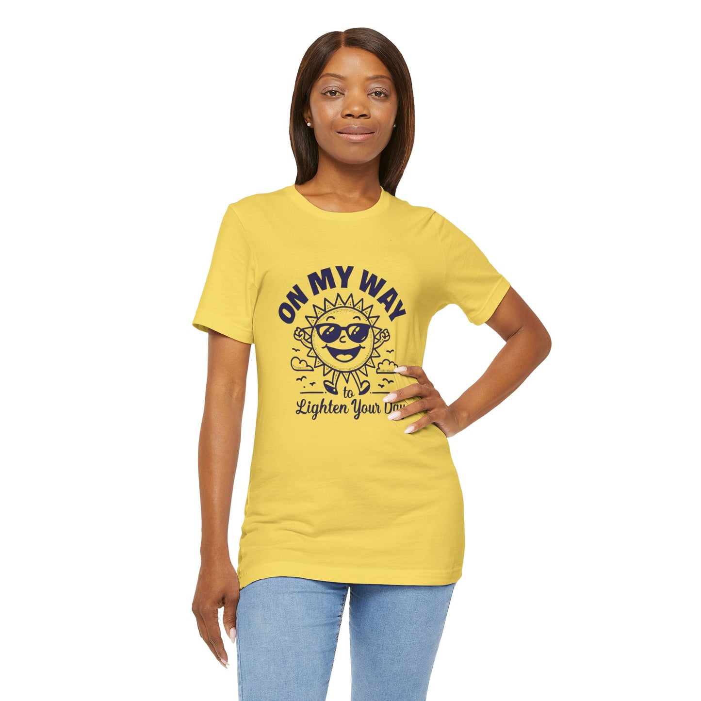 Sunny Vibes T-Shirt – Unisex Graphic Tee for Summer | Funny Casual Shirt, Gift for Friends, Positive Mood Tee