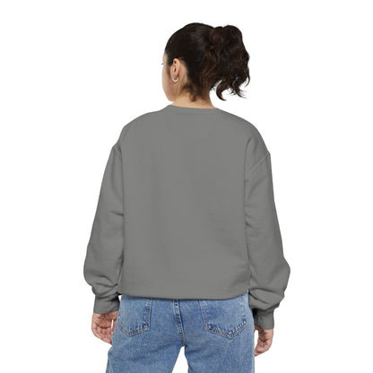 Positive Garment-Dyed Sweatshirt - Inspirational Motivational Jumper Cozy Crewneck