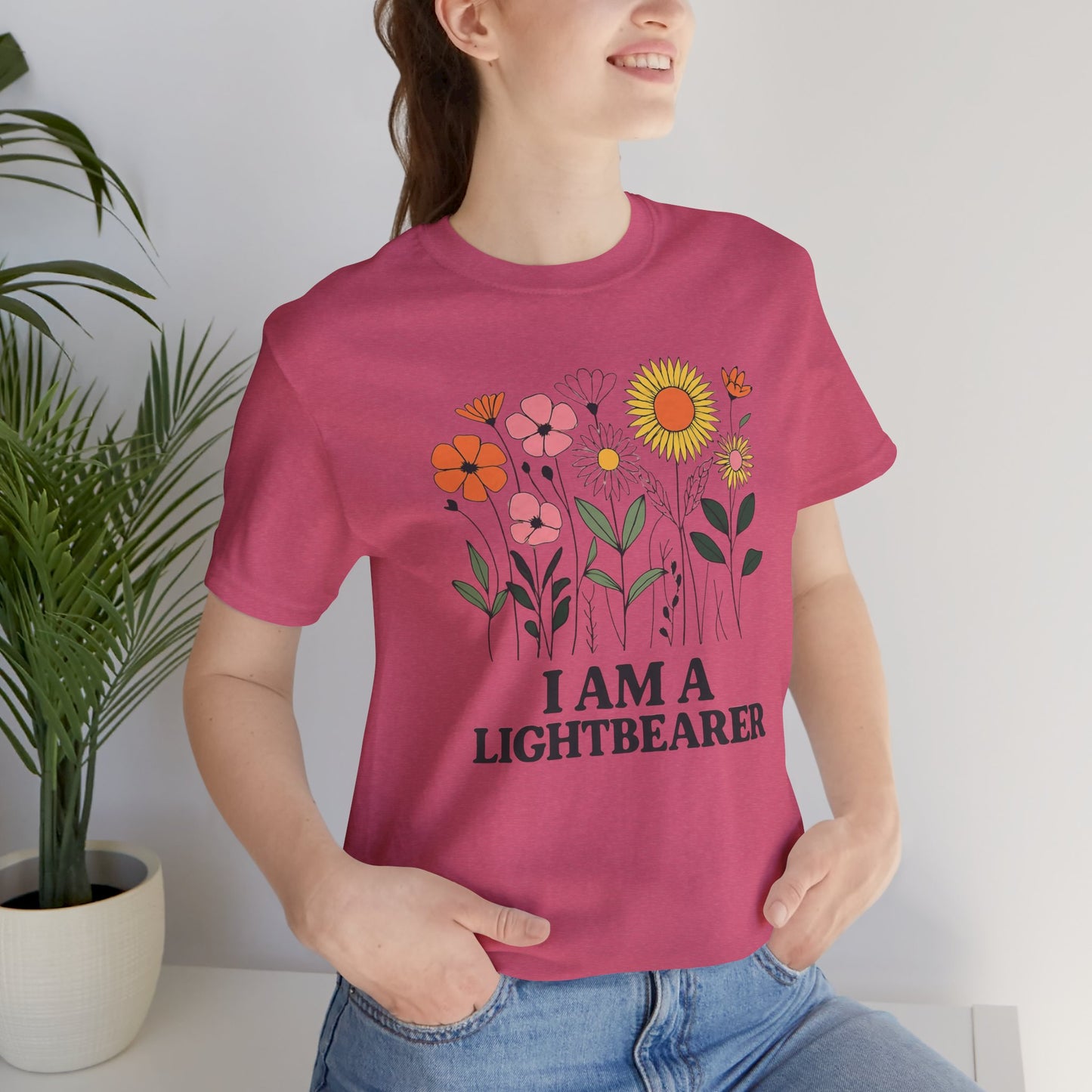 Floral Inspirational Shirt Positive Message Tee Gardening Gift Spring Fashion Unisex Motivational Top Gift For Women Gift For Mom