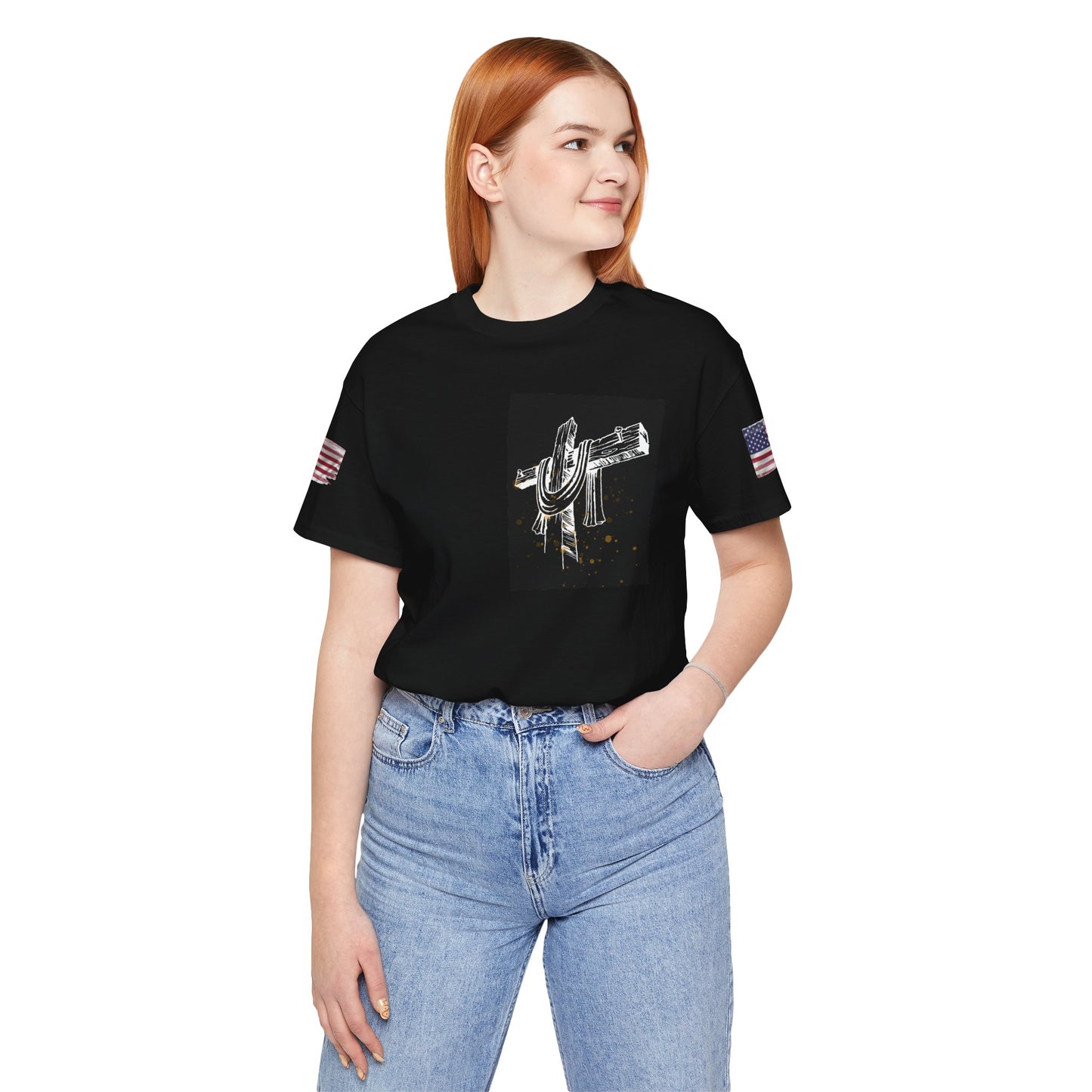 Patriotic Graphic T-Shirt – USA Flag Tee for 4th of July, Memorial Day, Veterans | Unisex American Pride Shirt | Summer Freedom Apparel