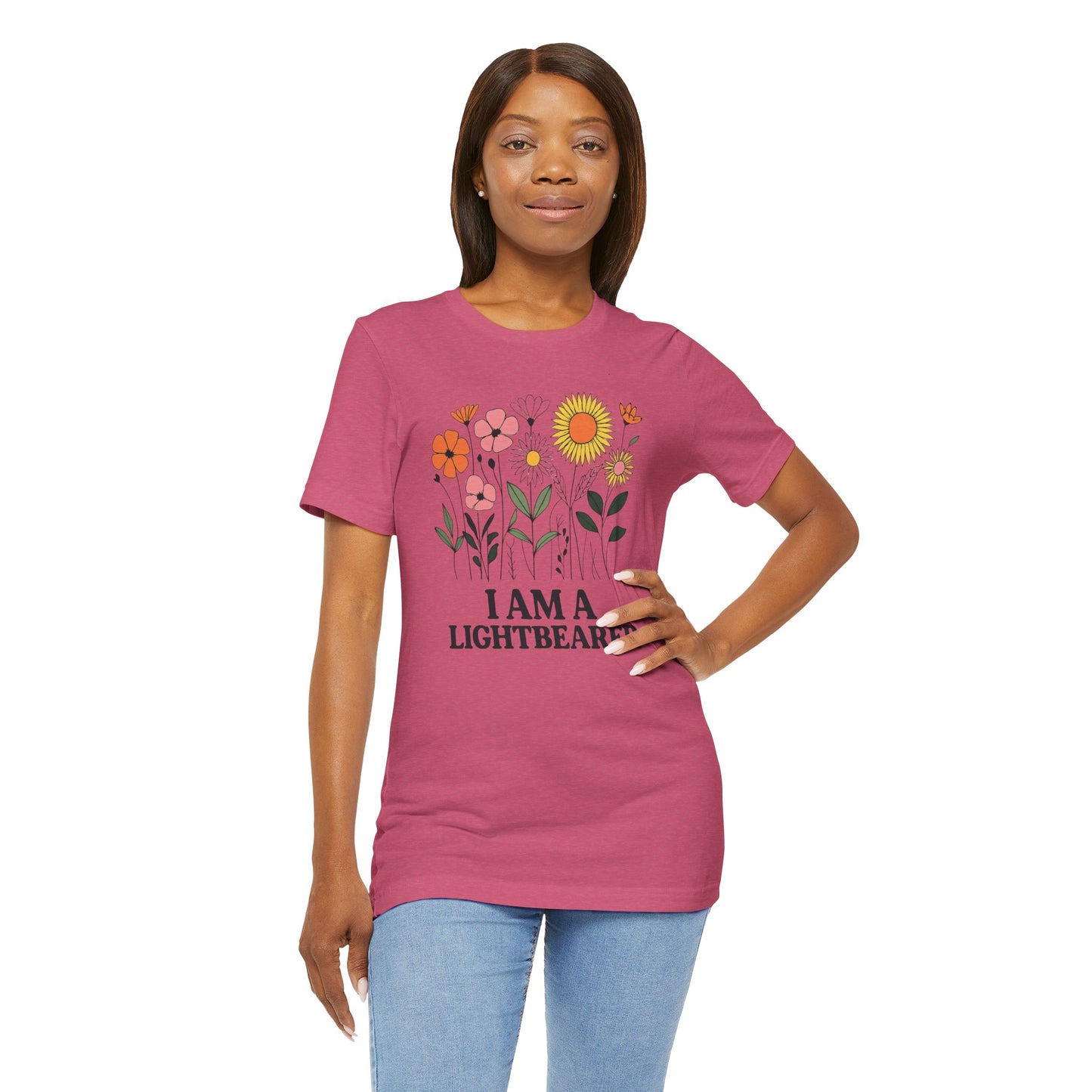 Floral Inspirational Shirt Positive Message Tee Gardening Gift Spring Fashion Unisex Motivational Top Gift For Women Gift For Mom