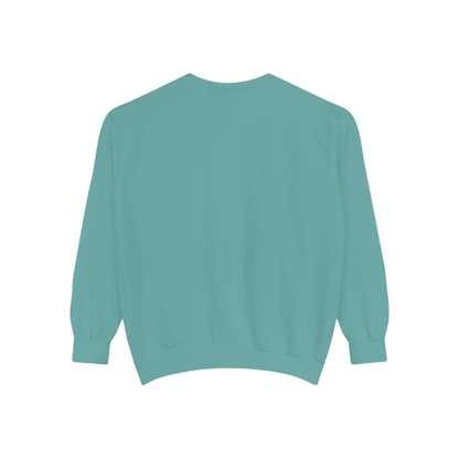 Positive Garment-Dyed Sweatshirt - Inspirational Motivational Jumper Cozy Crewneck