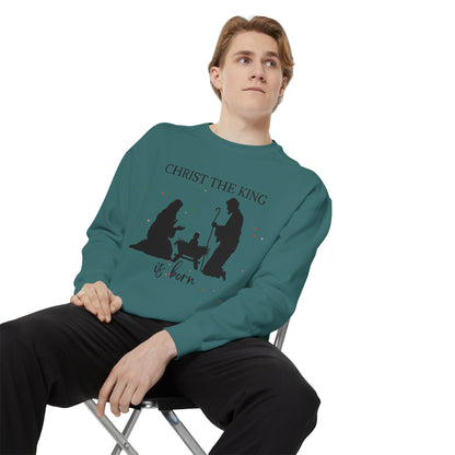 Christmas Garment-Dyed Sweatshirt