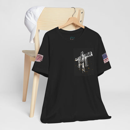 Patriotic USA Graphic T-Shirt – Unisex Red, White & Blue Tee | Independence Day, Memorial Day, Veteran Gift | Summer Americana Shirt