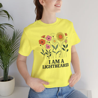 Floral Tee Inspirational Positive Message Garden Gift
