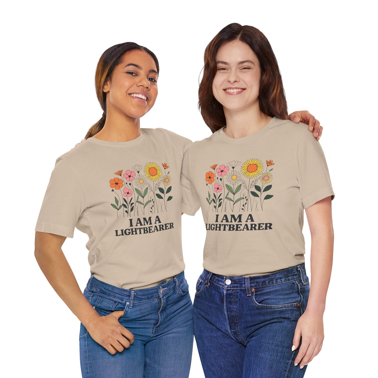 Floral Tee Inspirational Positive Message Garden Gift