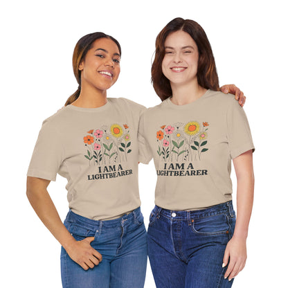 Floral Tee Inspirational Positive Message Garden Gift