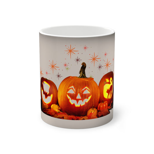 Mug Halloween Pumpkin Color-Changing 11oz