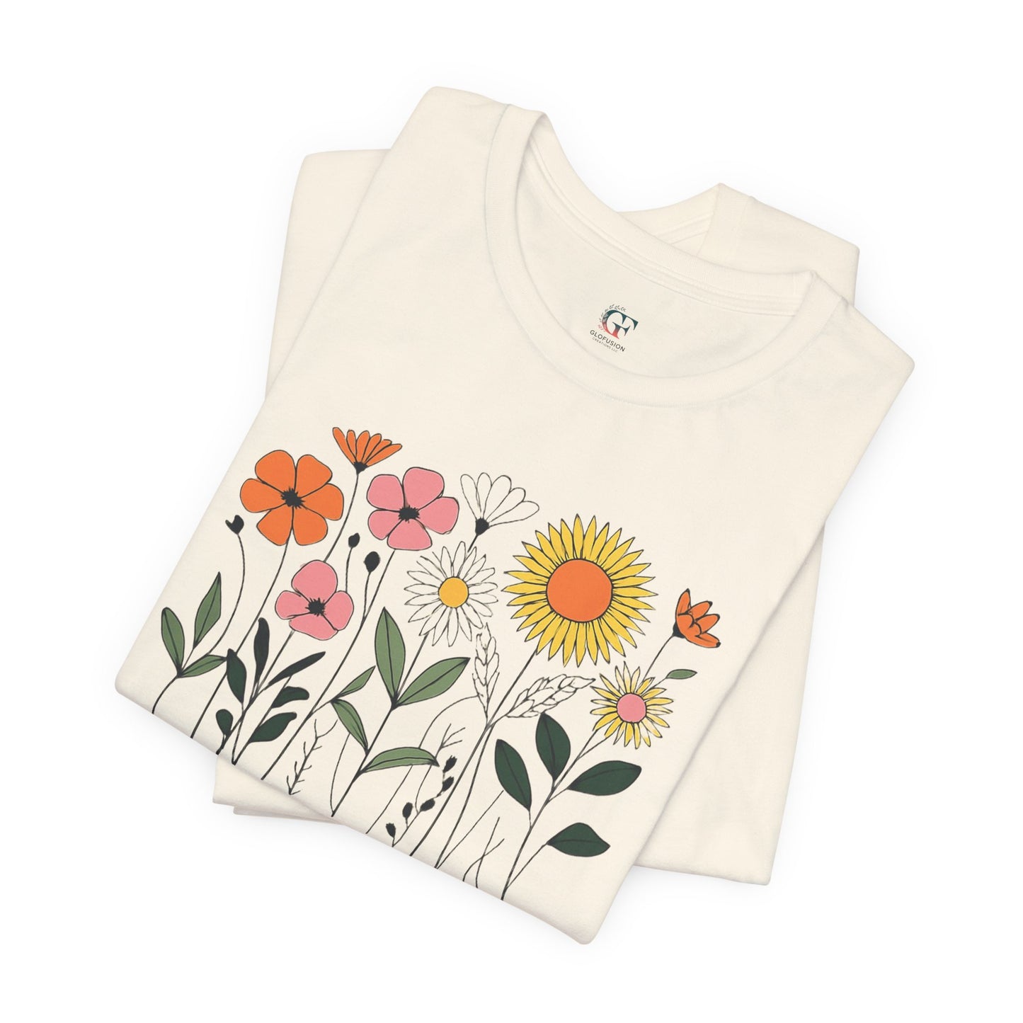 Floral Tee Inspirational Positive Message Garden Gift