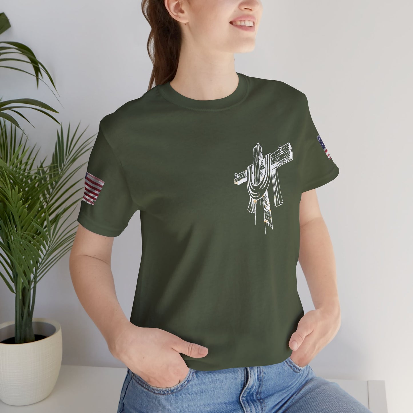 Patriotic USA Graphic T-Shirt – Unisex Red, White & Blue Tee | Independence Day, Memorial Day, Veteran Gift | Summer Americana Shirt