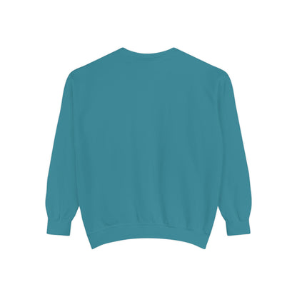 Positive Garment-Dyed Sweatshirt - Inspirational Motivational Jumper Cozy Crewneck
