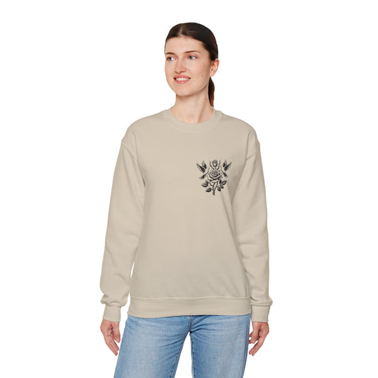 Capable Beyond Measure Floral Crewneck Sweatshirt