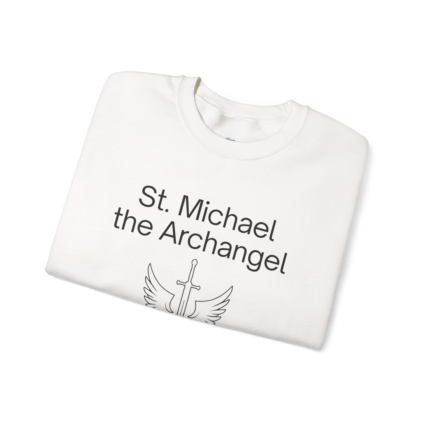St Michael Crewneck Sweatshirt - Faith Inspired Unisex
