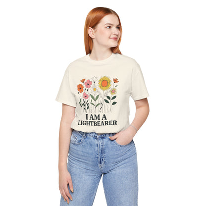 Floral Tee Inspirational Positive Message Garden Gift