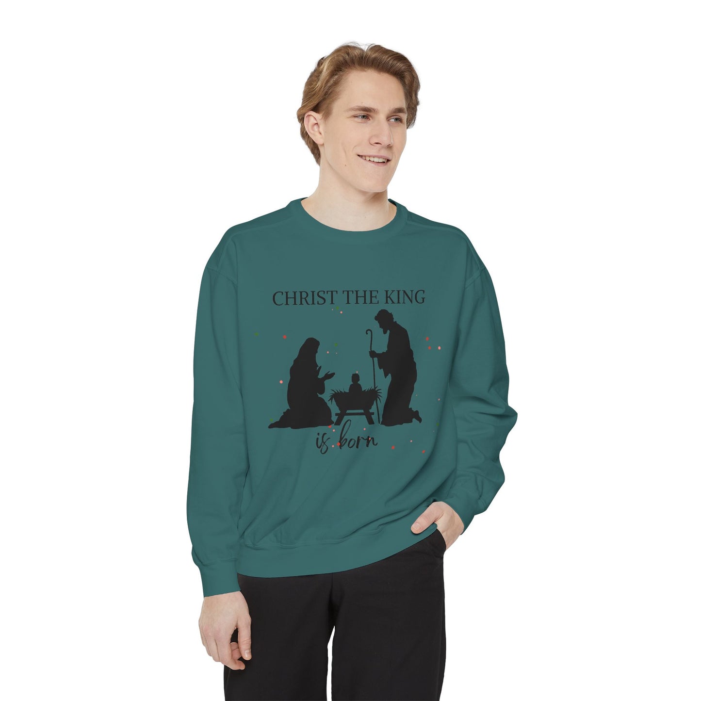 Christmas Garment-Dyed Sweatshirt