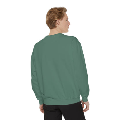 Positive Garment-Dyed Sweatshirt - Inspirational Motivational Jumper Cozy Crewneck