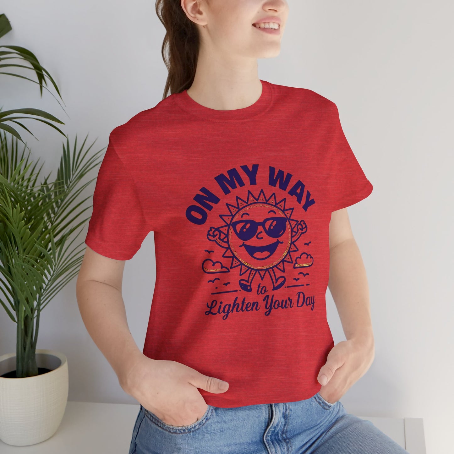 Sunny Vibes T-Shirt – Unisex Graphic Tee for Summer | Funny Casual Shirt, Gift for Friends, Positive Mood Tee