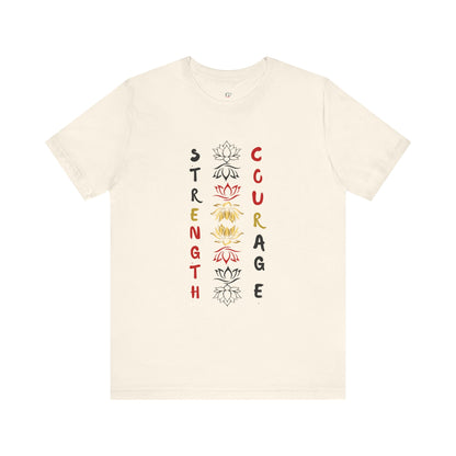 Strength and Courage Graphic Unisex Tee