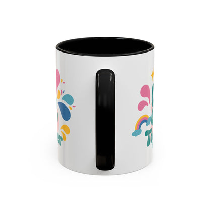 Elegant Coffee Mug with Gold Accent, Ceramic Tea Cup, Kitchen Decor, Gift for Coffee Lover, Unique Drinkware, Office Mug