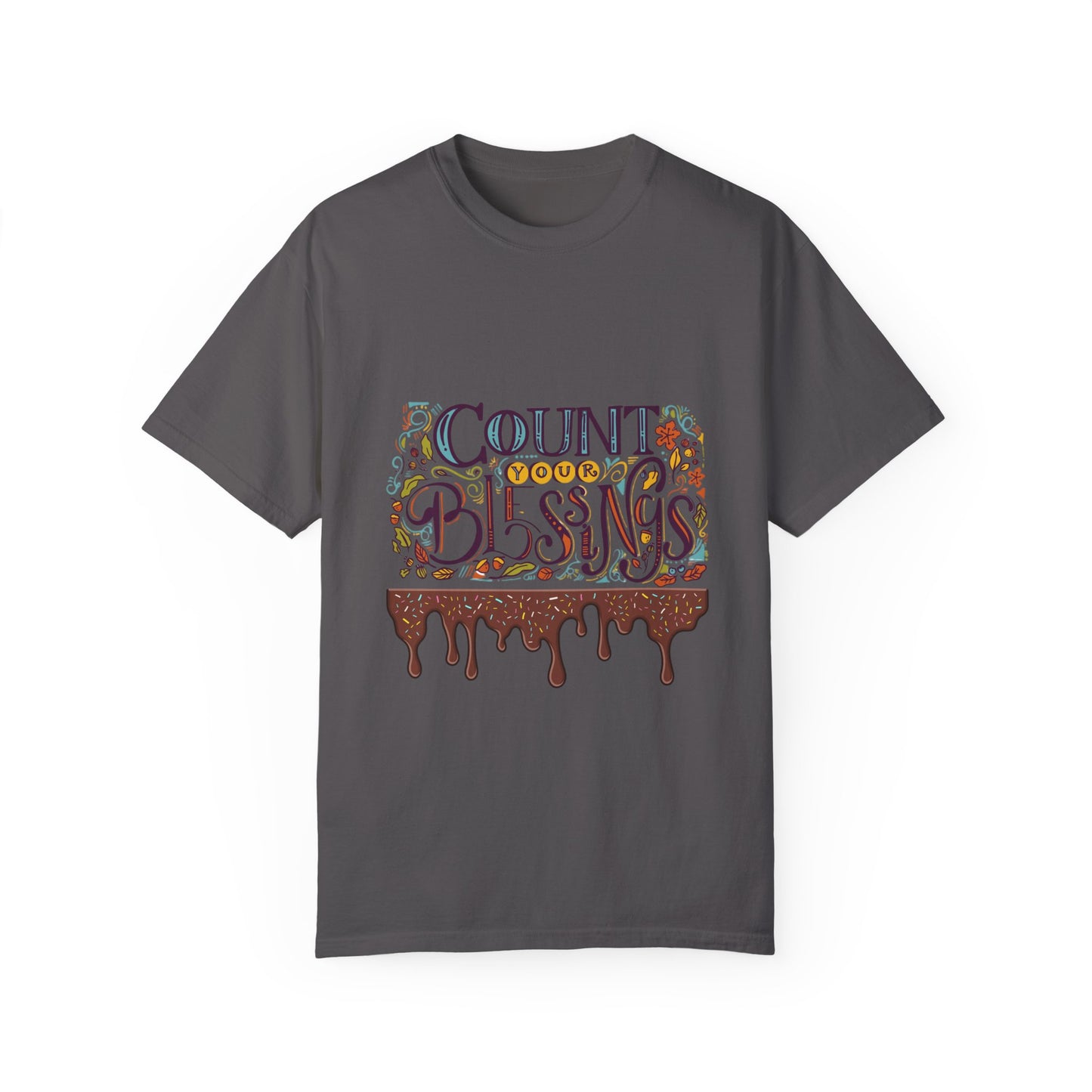 Count Your Blessings T-Shirt, Inspirational Tee, Unisex Shirt for Gifts, Faith-based apparel, Casual Wear, Everyday Style