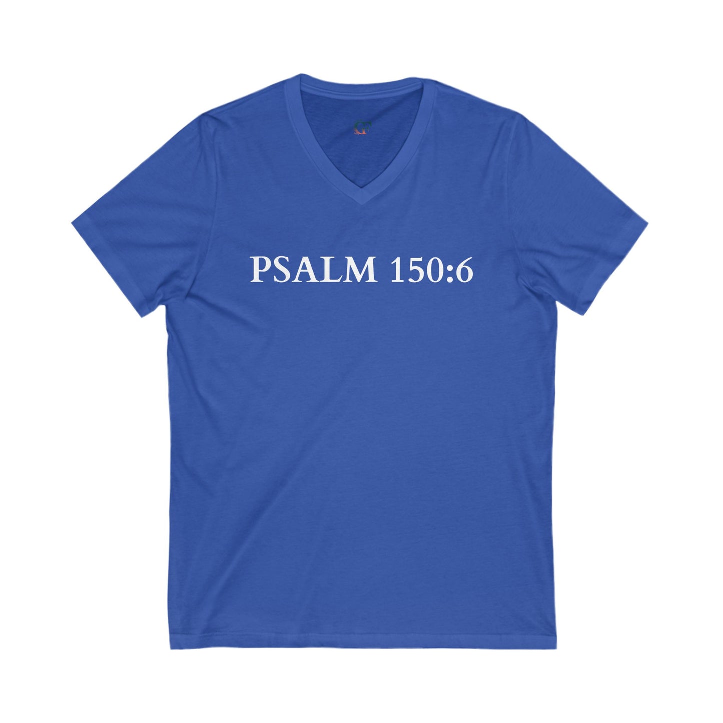 V-Neck Tee – Faith-Based Unisex Christian Shirt Gift for Worship & Everyday Wear